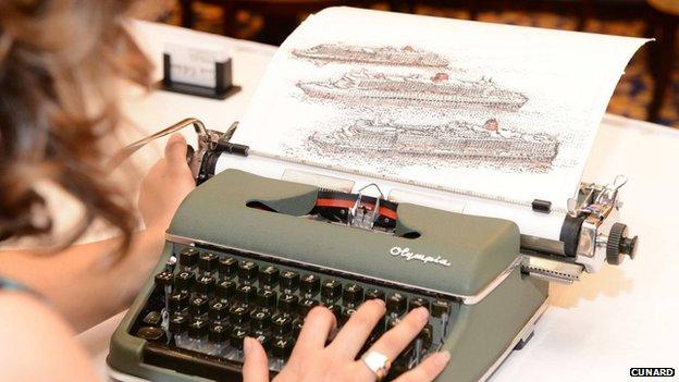 Typewriter artist Keira Rathbone's artwork