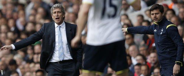 Manuel Pellegrini and Mauricio Pochettino