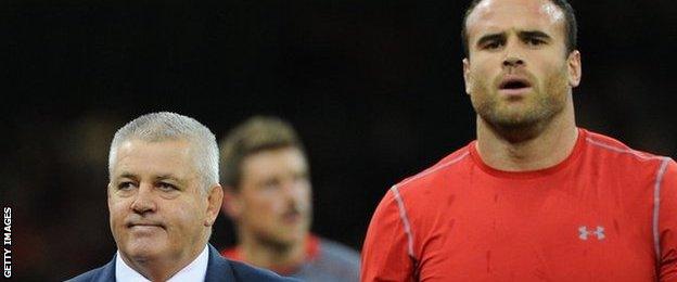 Warren Gatland and Jamie Roberts