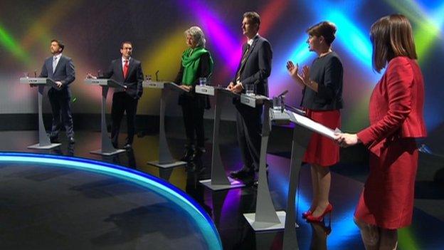 Welsh leaders' BBC TV debate