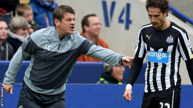 Newcastle United manager John Carver