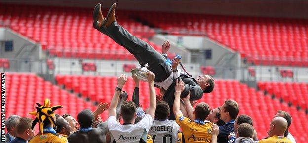 Justin Edinburgh was a successful and popular manager during his time at Newport