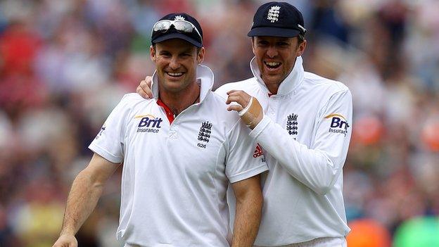 Andrew Strauss and Graeme Swann