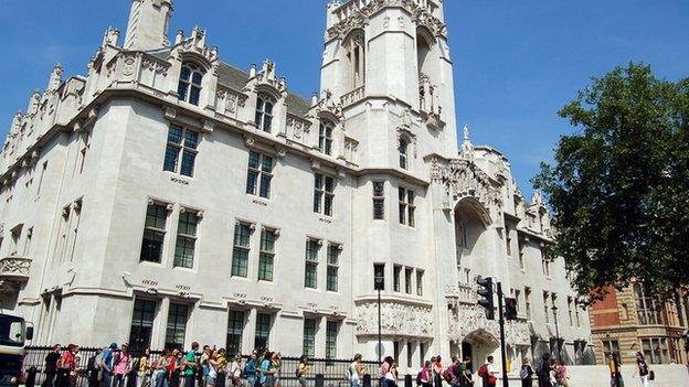 The Supreme Court in Parliament Square, London