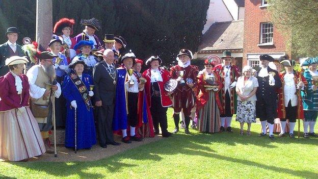 Town criers gather for the south of England competition