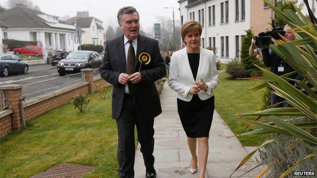 John Nicolson and Nicola Sturgeon