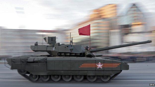 Russian Armata T-14 tank