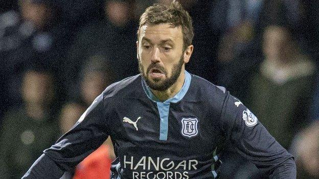 Kevin McBride in action for Dundee