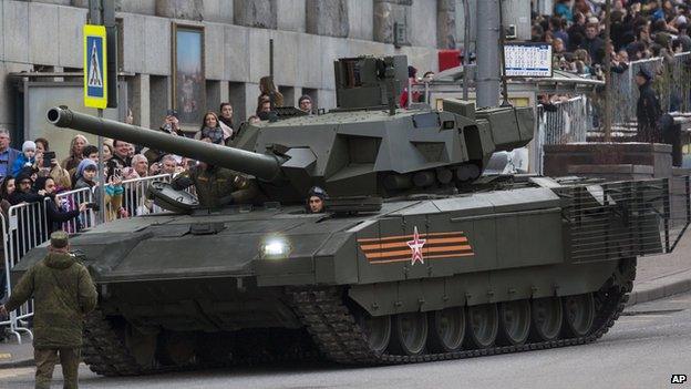 Armata T-14 battle tank, 4 May 15