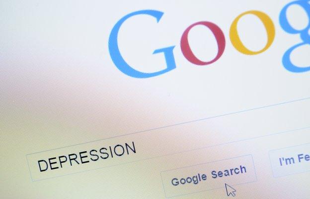 A Google search for depression