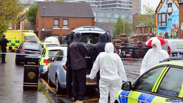 Scene of Jock Davison murder