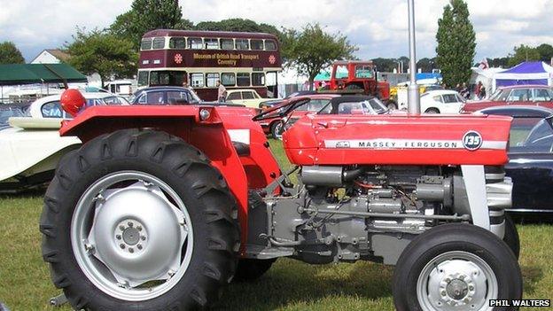 Vehicles at Stoneleigh Park