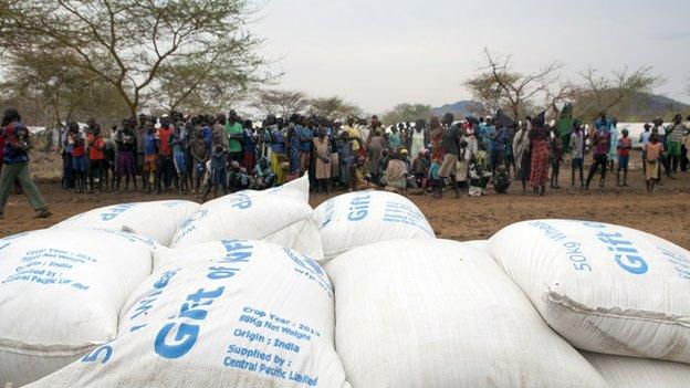 Food aid in South Sudan