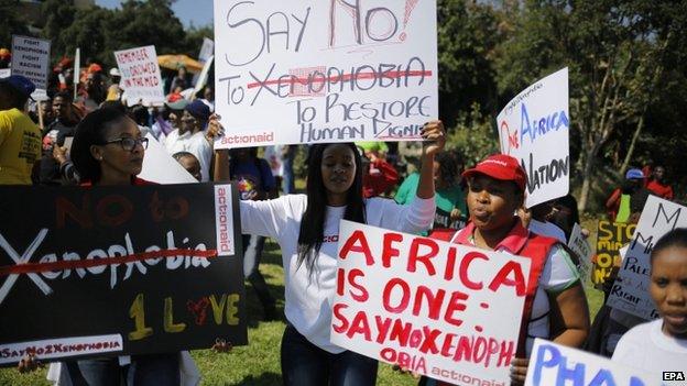 Anti-xenophobia march