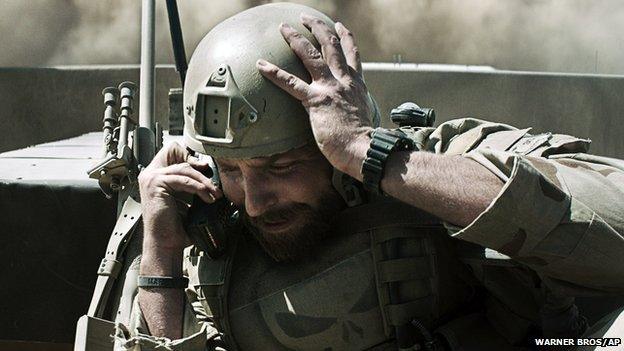 Bradley Cooper in American Sniper film