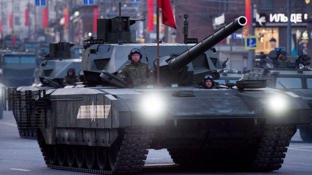 Armata T-14 battle tank, 4 May 15