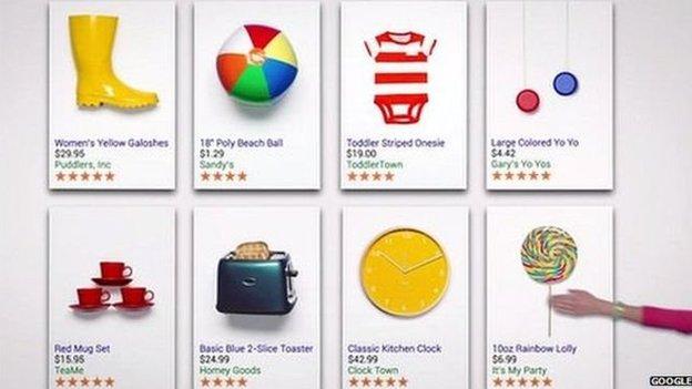 Google shopping service