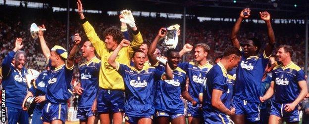 Wimbledon beat Liverpool to win 1988 FA Cup final