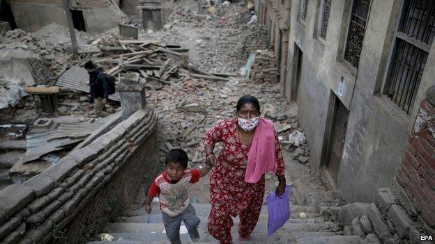 Nepal earthquake aftermath
