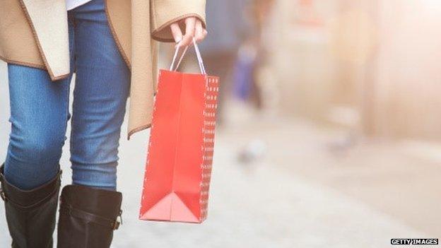 Woman with shopping bag