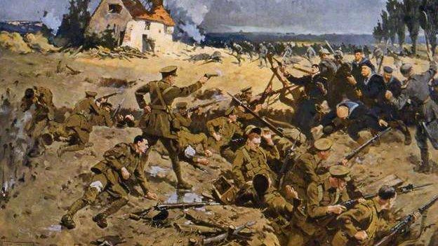 Battle of Ypres painting