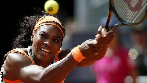 Serena Williams now has a 26-match winning streak