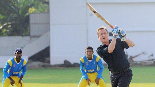 David Cameron in Sri Lanka