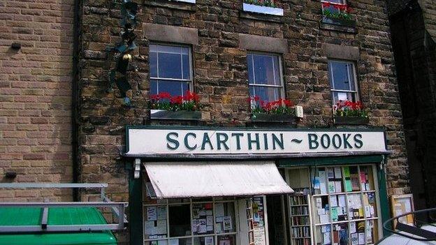 Front view of Scarthin Books