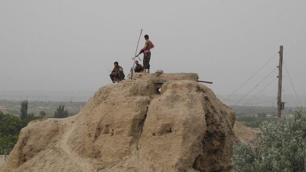 Government forces in Kunduz