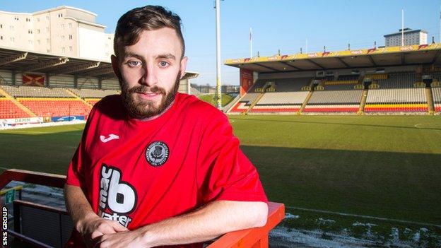 Partick Thistle forward Steven Lawless