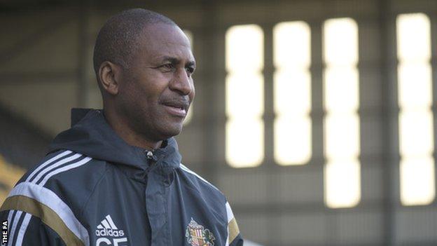 Sunderland Ladies manager Carlton Fairweather