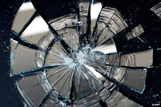Broken glass