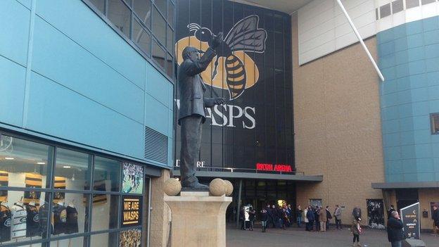 Wasps moved into Coventry City's Ricoh Arena to become the Sky Blues' landlords in December 2014