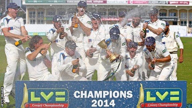 Yorkshire celebrate