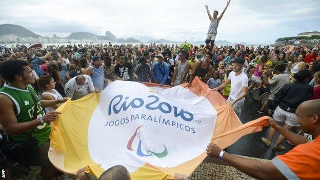 Crowds at Copacabana Beach