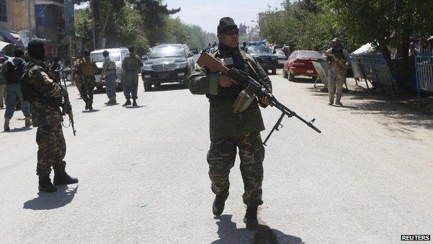 Afghan security forces patrolling in Kunduz - 30 April