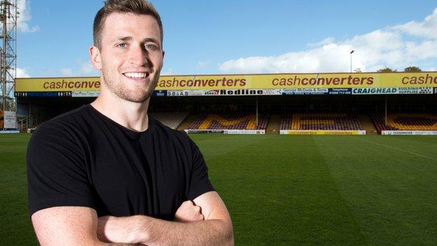 Motherwell midfielder Josh Law