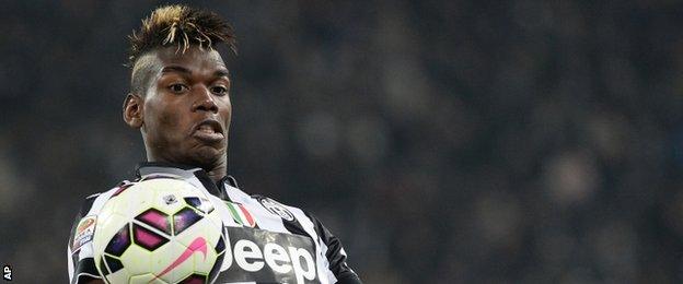 Juventus midfielder Paul Pogba