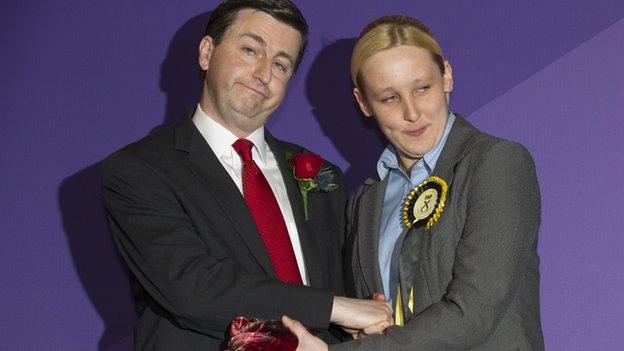 Mhairi Black and Douglas Alexander