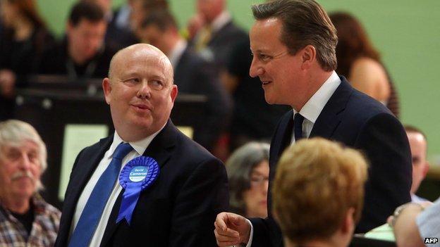Ian Hudspeth and David Cameron