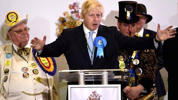 Boris Johnson, who is the new Uxbridge and Ruislip South MP