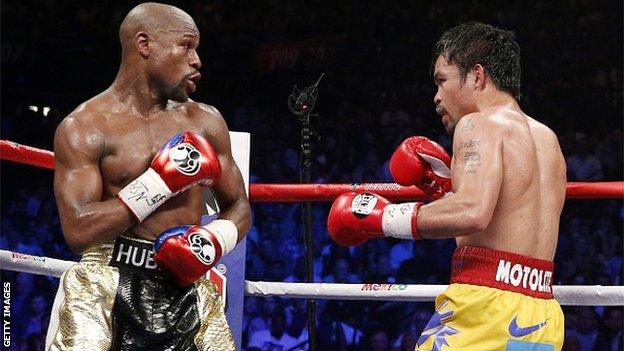 Floyd Mayweather and Manny Pacquiao