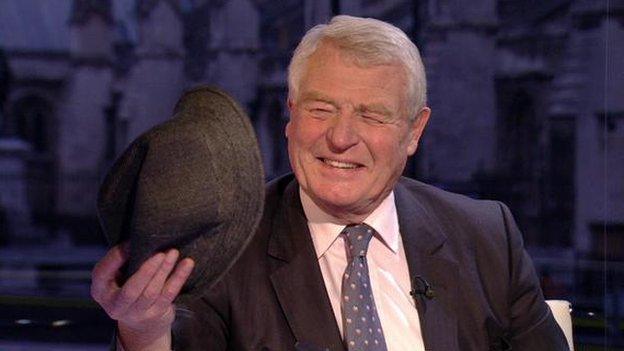 Paddy Ashdown hat