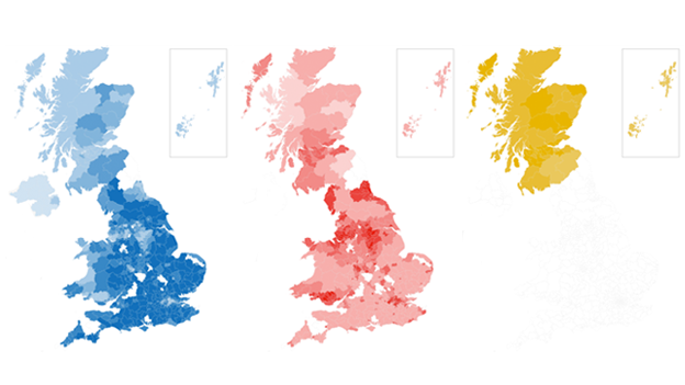 Party share of the vote