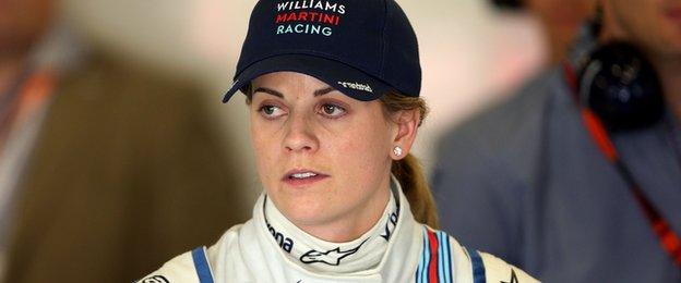 Williams Susie Wolff finishes in 14th