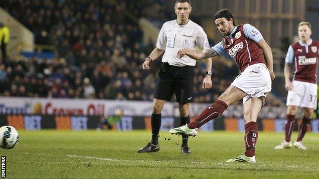 George Boyd scores for Burnley