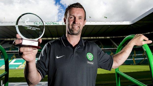 Celtic manager Ronny Deila