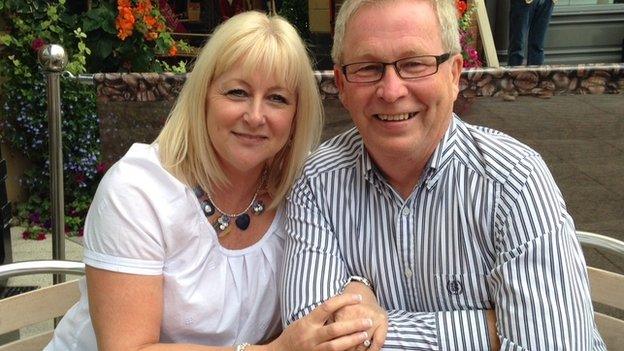 Lorraine and new husband Ian Brown