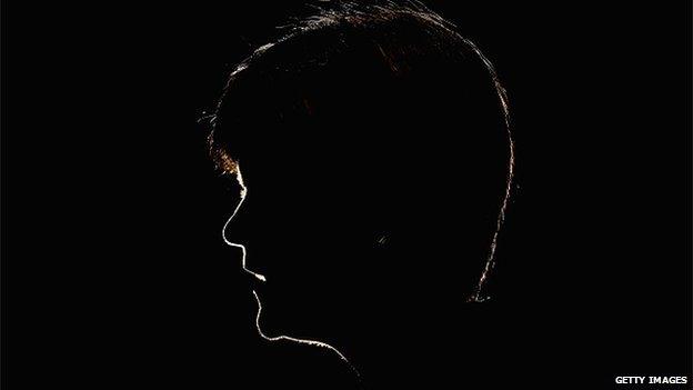 Silhouette of Nicola Sturgeon