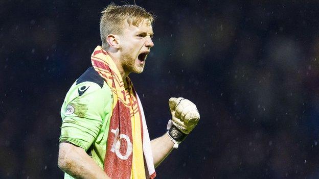 Motherwell goalkeeper George Long